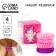 Hair elastic bands Spring "Unicorn", 4 pcs, diam 3.5 cm