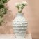 Vase for flowers "Octavia" Polystone, 23 x 23 x 36 cm