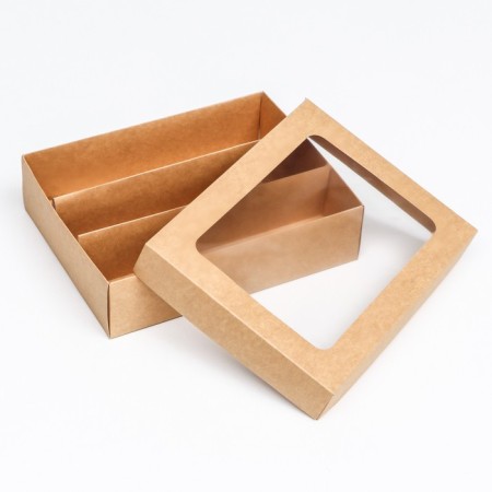 Box for Makarun, with a lodge, craft 21 x 16.5 x 5.5 cm-2