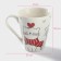 Porcelain shade "Kitty", 320 ml, white color