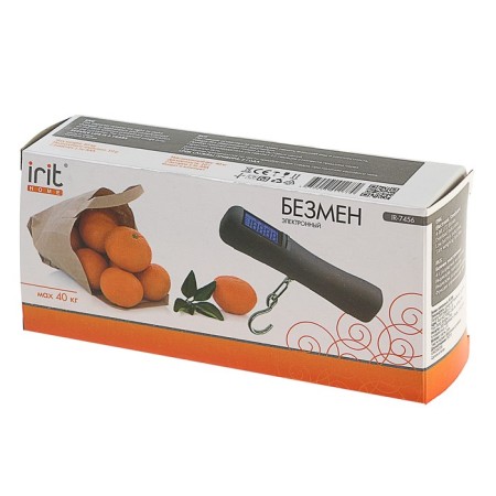 Bezmen IRIT IR-7456, electronic, up to 40 kg, LCD display, black-7
