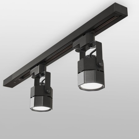 Elektrostandard track lamp, Robi, 75x84x129 mm, GU10, black color-2
