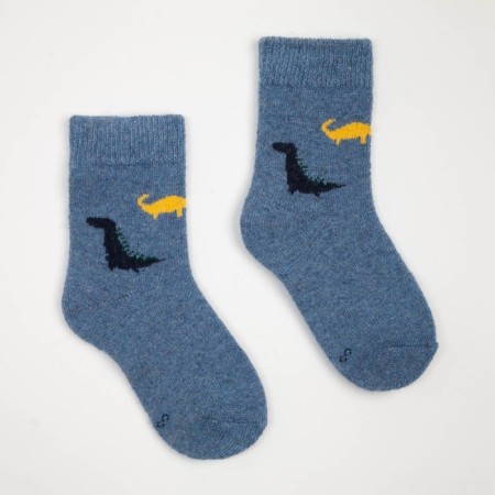 Nosk children's woolen "dinosaurs", color mix, size 16 (3-5 years)