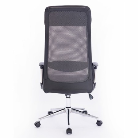 Armchair for the head of Brabix Flight R EX-541, Chrome, TW fabric, mesh, black/gray-3