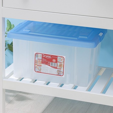 Box for storage with a darel-box lid, 18 l, 40 × 30 × 21 cm, color mix-1