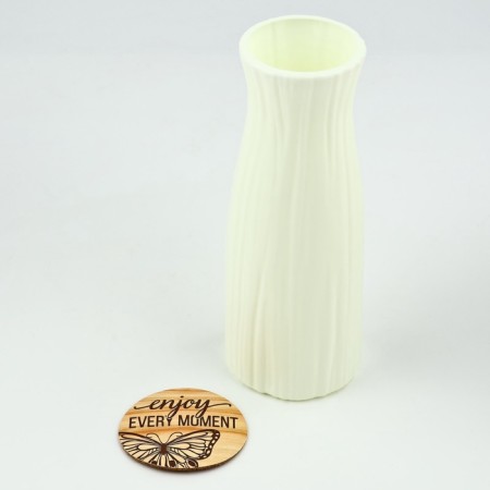 Vase for flowers with a stand "Enjoy" plastic, 22 x 7.5 cm-1