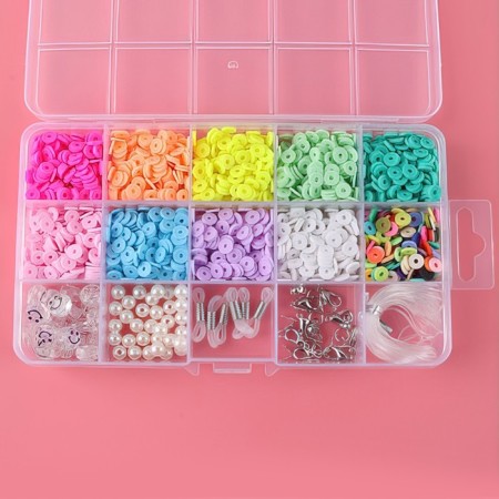 Set for creating jewelry, 12 colors, accessories, fishing line