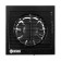 Exhaust fan "Cosmetic" B100, D = 100 mm, 10 W, 40 dB, 105 m³/h, without turning off, black