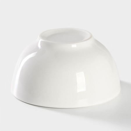 Saladnik porcelain shade White Label, 400 ml, D = 12.5 cm, white color-2