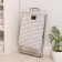 Universal folding basket "Cell", 40 × 26 × 50 cm, white-black color
