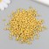 Beads for creativity wood "yellow" d = 0.4 cm set 20 grams