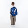 Children's backpack on the zipper "chosen", the color is blue