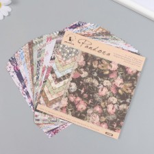 A set of scrapbooking paper 24 sheets 12 designs 