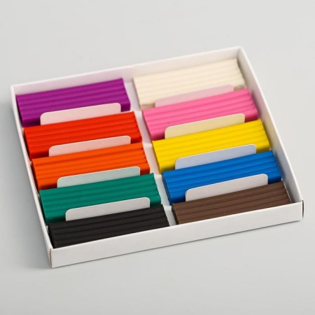 Plasticine 10 colors 150 g "Champion", cars-2