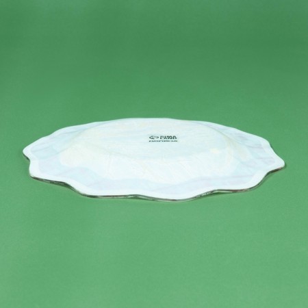 Plate Glass Doner Daulay "New Year's mood", D = 25 cm-2