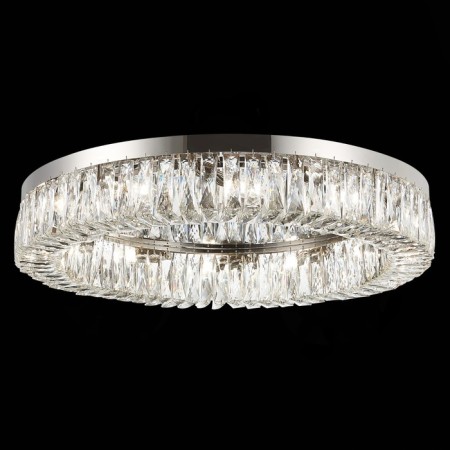 Ceiling Ceiling ST LUCE. SL1226.102.12. Rifrazio. 12x40 W, E14, 81.5x81.5x15 cm, Nickel color-1