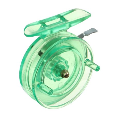 Inertial coil, plastic, diameter 6.5 cm, light green color, 808s-2