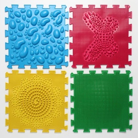 Modular massage rug ortho puzzle "Stoop", 8 modules, 4 types-13