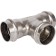 The tee of equivalent Rommer RSS-0013-000035, VPR, D = 35 mm, press, stainless steel
