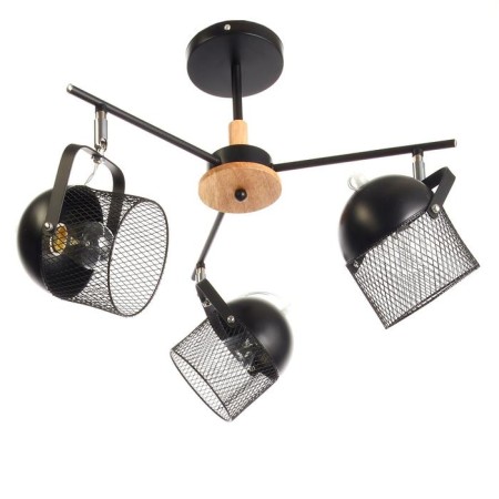 Biraso chandelier 3x60W E27 Black-Serebly 58x58x40 cm-4