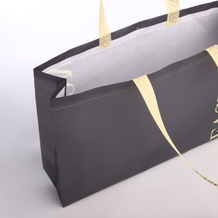 Bag without fastening, gray color-2