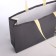 Bag without fastening, gray color