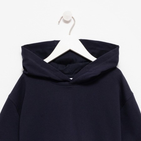 Sweatshirt for a boy, dark blue color, height 140 cm-6