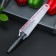 A knife with an anti -wagoning coating of the “marshmallows”, for vegetables, blade 9 cm, black color
