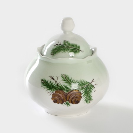Porcelain sugarian "Cedar branch"