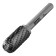 Denzel Borfrase, type C, metal, carbide, cylindrical, boiled, 12 mm