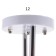 Chandelier 91286/2 E27 40W white-chrom 46x15x25 cm Bayerlux