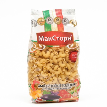 Pasta macstori Macstori horns, 400 g