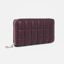 Women's wallet with lightning, burgundy color