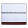 Dated 2024, 294 x 142 mm, 64 sheets, on the crest, Attomex.orion, solid boumvinyl cover, block 70 g/m2, brown