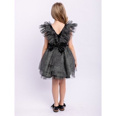 Emmy dress, height 122 cm, black color-5