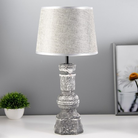 Stella table lamp E14 40W gray 22.5x22.5x45cm Risalux