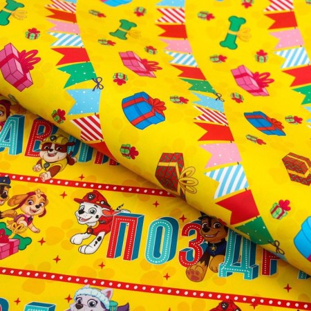 Glossy packaging double -sided, 60x90 cm, puppy patrol-3