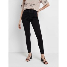 Джинсы женские с высокой посадкой Conte Elegant Skinny, размер XS, цвет washed black