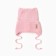 Baby hat with ears minku rr 44-46, pale pink color