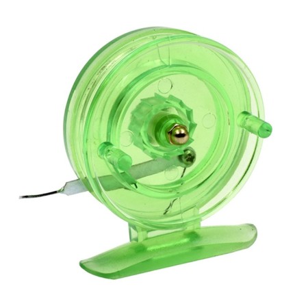 The coil of the wire namazu scoter is intensified, size 6.5 cm, green