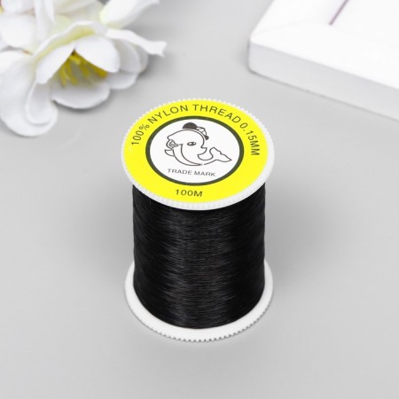 Biser fishing line 0.15 mm, 100 m, black