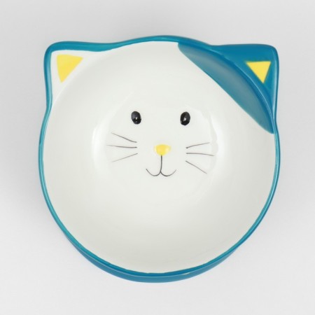 Ceramic “Kisa” bowl on a stall-lapcs 200 ml 13 x 12 x 8 cm, blue-4
