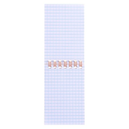Notepad A7, 40 sheets in a cage on the crest "Animals", cover covered paper, mix-2