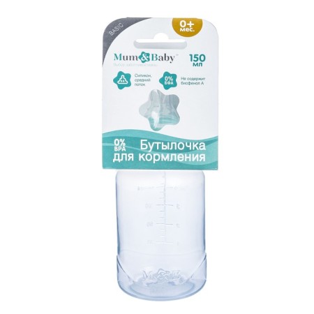 A bottle for feeding, a classic throat, 150 ml., From 0 months, the color is turquoise-3