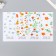 Sticker paper Gratitude "Small flowers" set 40 pcs 15x24 cm