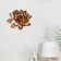 Nast -wall decor, "Lotus" 15.5 x 18.5 cm, gold