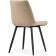 SHEET on a metal frame Chelsea Metal/velor, black/beige 50x60x80 cm