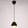 Bayerlux suspension Bayerlux 3111/1 1x40W E27, Black, D = 13.5 cm, h = 10.5 cm