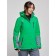 Ski jacket female winter, size 42, green color