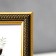 Photo frame plastic 15x20 cm "Golden spiral on black" 23x18 cm